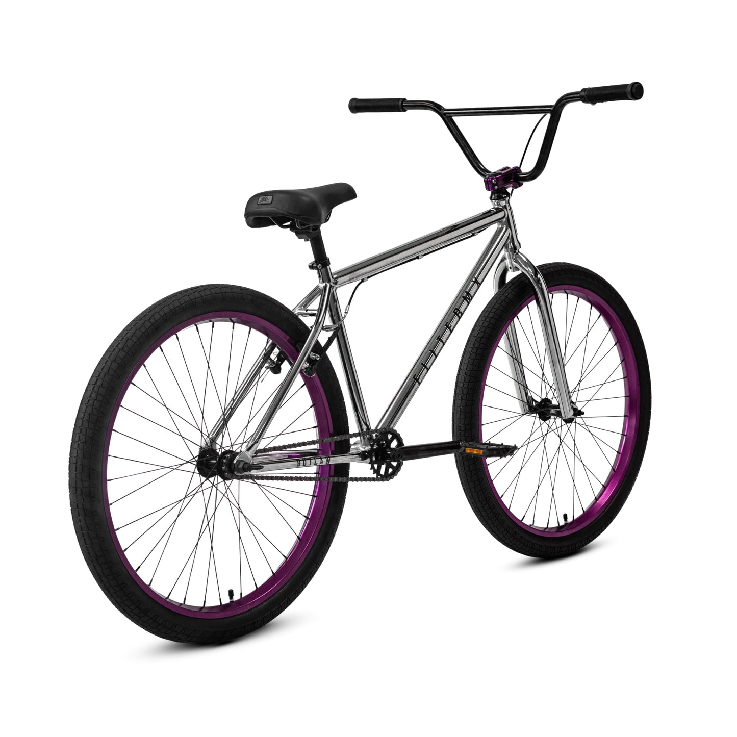 Elite BMX Bicycle 18", 20" & 26" BMX Bike for Teen Bike and Adult Bikes - Freestyle BMX Bike All Models Come with 3 Piece BMX Crankset (Purple Smash, 26" Outlaw)