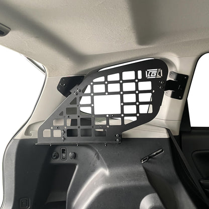 HIGH FLYING for Subaru Forester 14-18 Car Accessories Modular Storage Molle Panels System Trunk Shelf Luggage Storage Carrier Trunk Organizer Aluminum (Side Panels+Shelf with Manual Tailgate)