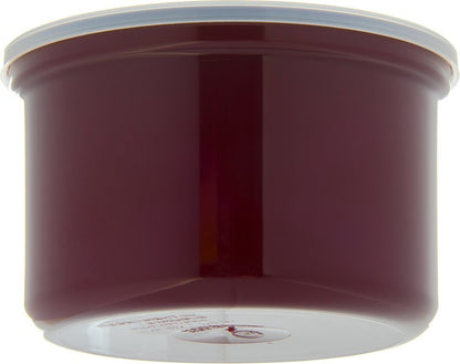Carlisle FoodService Products Classic Round Storage Container Crock with Lid for Kitchen, Restaurants, Home, Plastic, 1.5 Quarts, Brown, (Pack of 6)