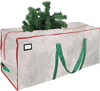 Cosy Family Christmas Tree Storage Bag - Durable 7.5 ft Heavy Duty Extra Large with Reinforced Handles & Dual Zippers