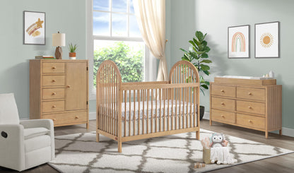 Soho Baby Everlee Chifferobe, Honey Wood