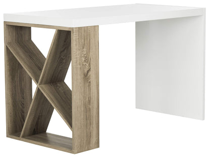Safavieh Home Collection Carlene White Lacquer and Oak Desk
