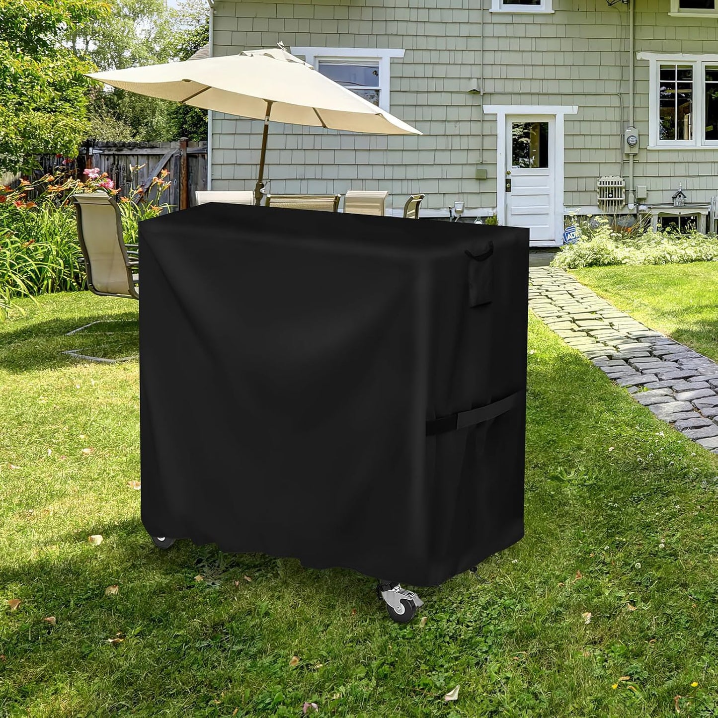 Isamant Cover,36 Inch 36 21 33 Inch Prep Grill Table Waterproof Outdoor Wicker Storage Cabinet Cover,Patio Bar Cart