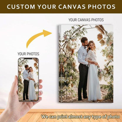 Custom Canvas Prints by [Brand Name] - Personalized Wall Art for Weddings, Family, and Pets | 40x20 Wrapped Frame