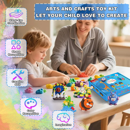 Modeling Clay - 50 Colors Air Dry Clay, DIY Molding Magic Clay for Slime add ins & Slime Supplies, Kids Toys Set for Boys and Girls