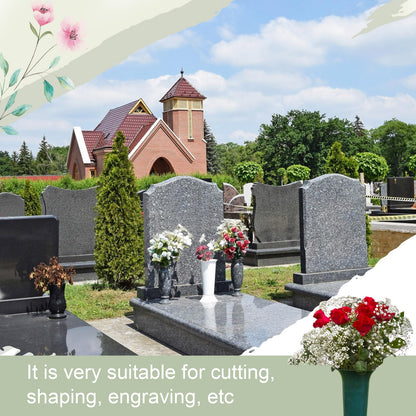 Chunful 4 Pieces Floral Foam Vase Insert 3. 25 x 6 Inch Cemetery Vase Inserts Recycled Floral Foam Cemetery vases for Grave Artificial Flowers Home Florist Headstone Decoration Flower Arrangements