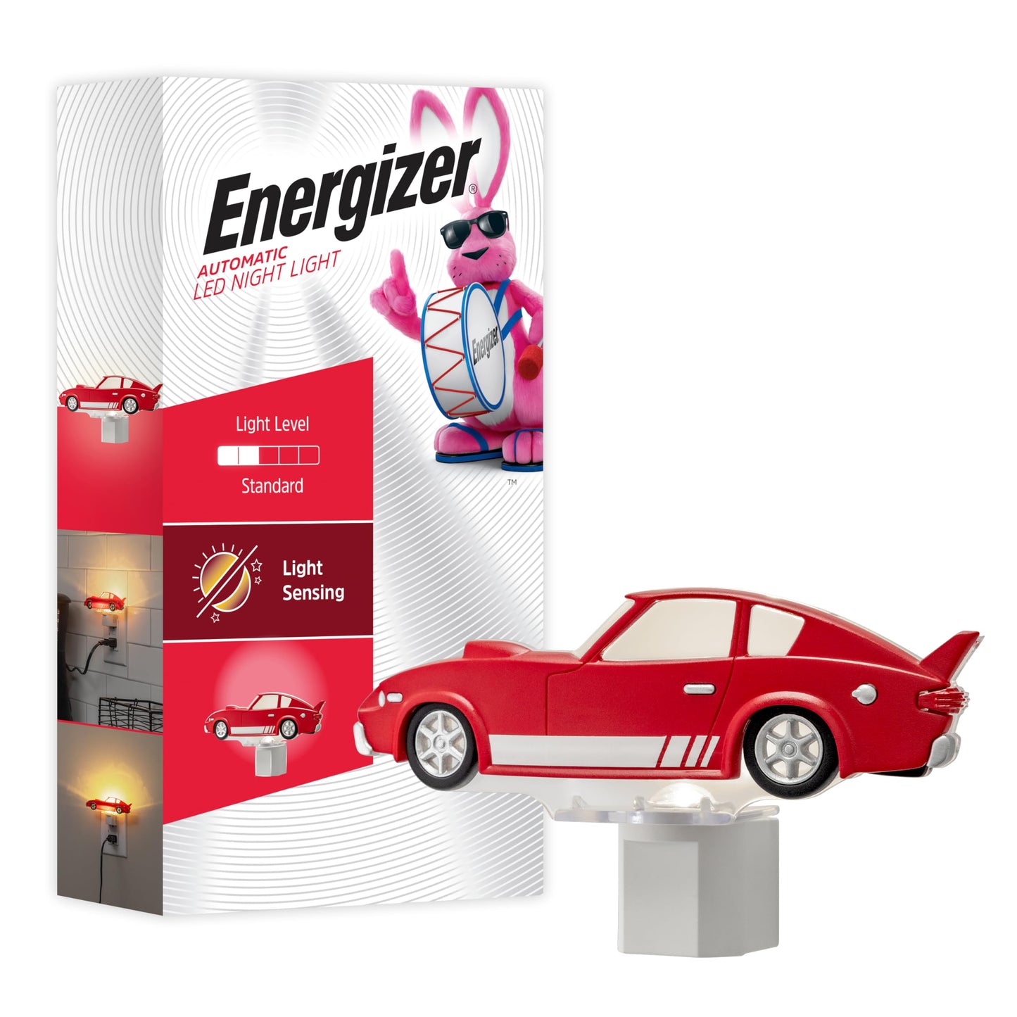 Energizer Night Light, Color Changing, Nightlight for Bedroom, Bathroom, Nursery, Hallway, Kitchen,White Base, 81567