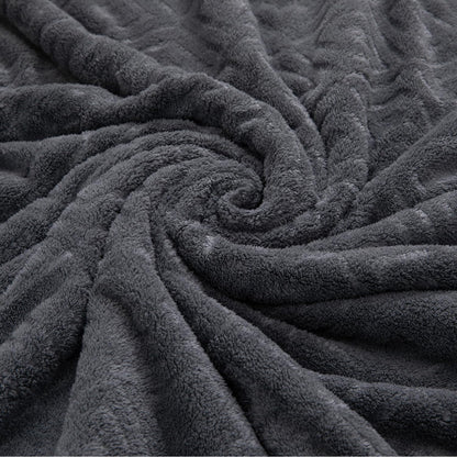 Smuge 18-Piece Bath Towel Set, Include 6 Bath Towel Sheets, 6 Hand Towels and 6 Washcloths - Highly Absorbent Quick Dry 100% Microfiber,Ultra Soft Bathroom Towel Set (Dark Gray)