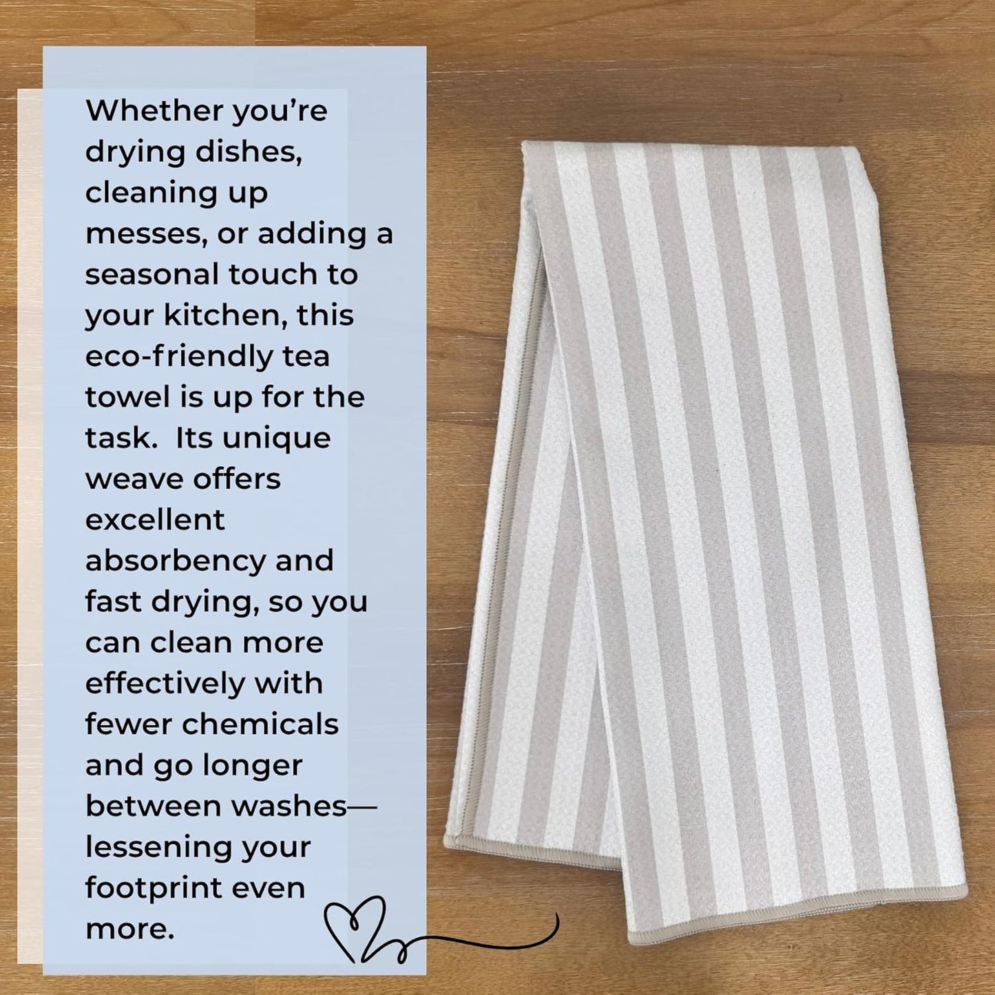18"x30" (2, HALL & PERRY Kitchen Tea Towel, Ultra Soft, Quick Dry Microfiber Dish Cloths - Premium Quality Waffle Towel