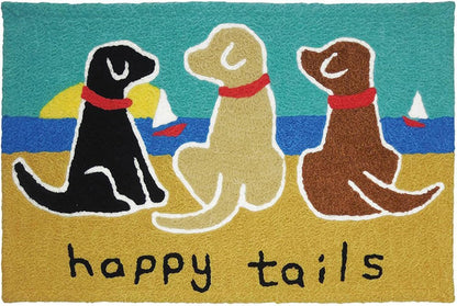 Jellybean Colorful Happy Tails Accent Rug