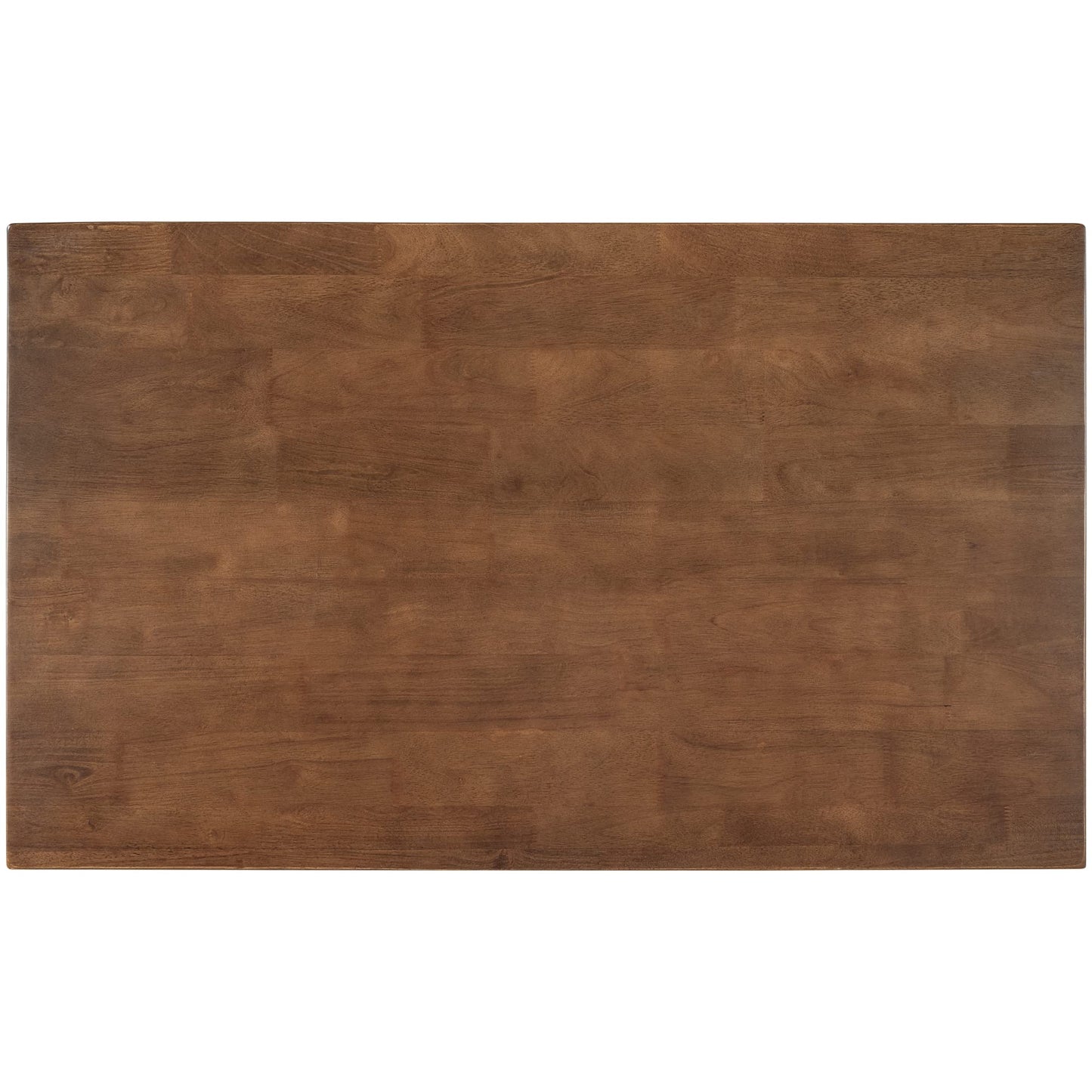 Ball & Cast 45" Solid Wood Rustic Stationary Kitchen Island,with 2 Shelves,Rubber Butcher Block Dining Table w/Shelf Half Full Open Side,for Dorm,Apartment,Walnut