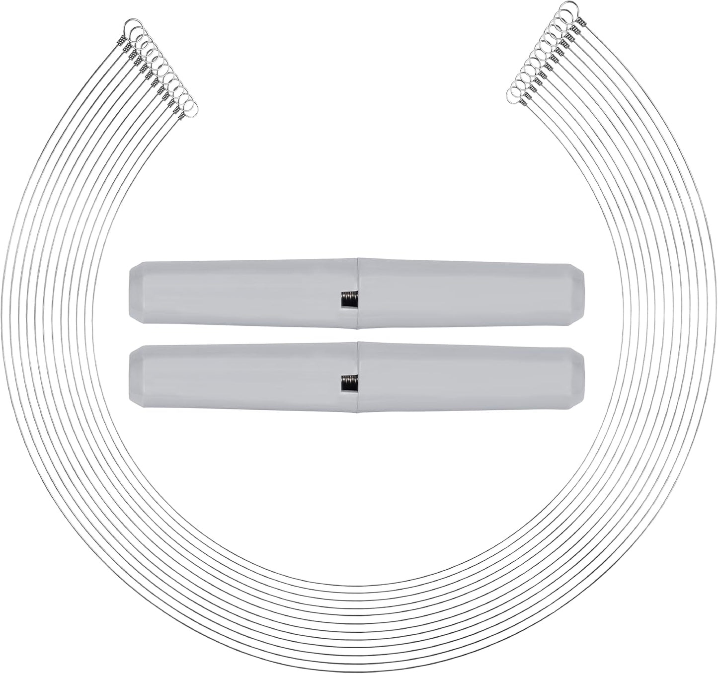 12 36" 1 ANDUSTRIAL Stainless Steel Cheese Cutting Replacement Wires For Soft and Hard Cheese - Easy to Use and Clean