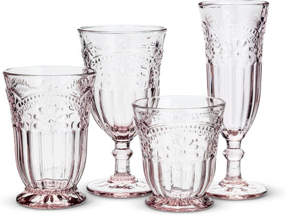 Abbott Collection 27-Desiree/GOB Flower Wine Goblet