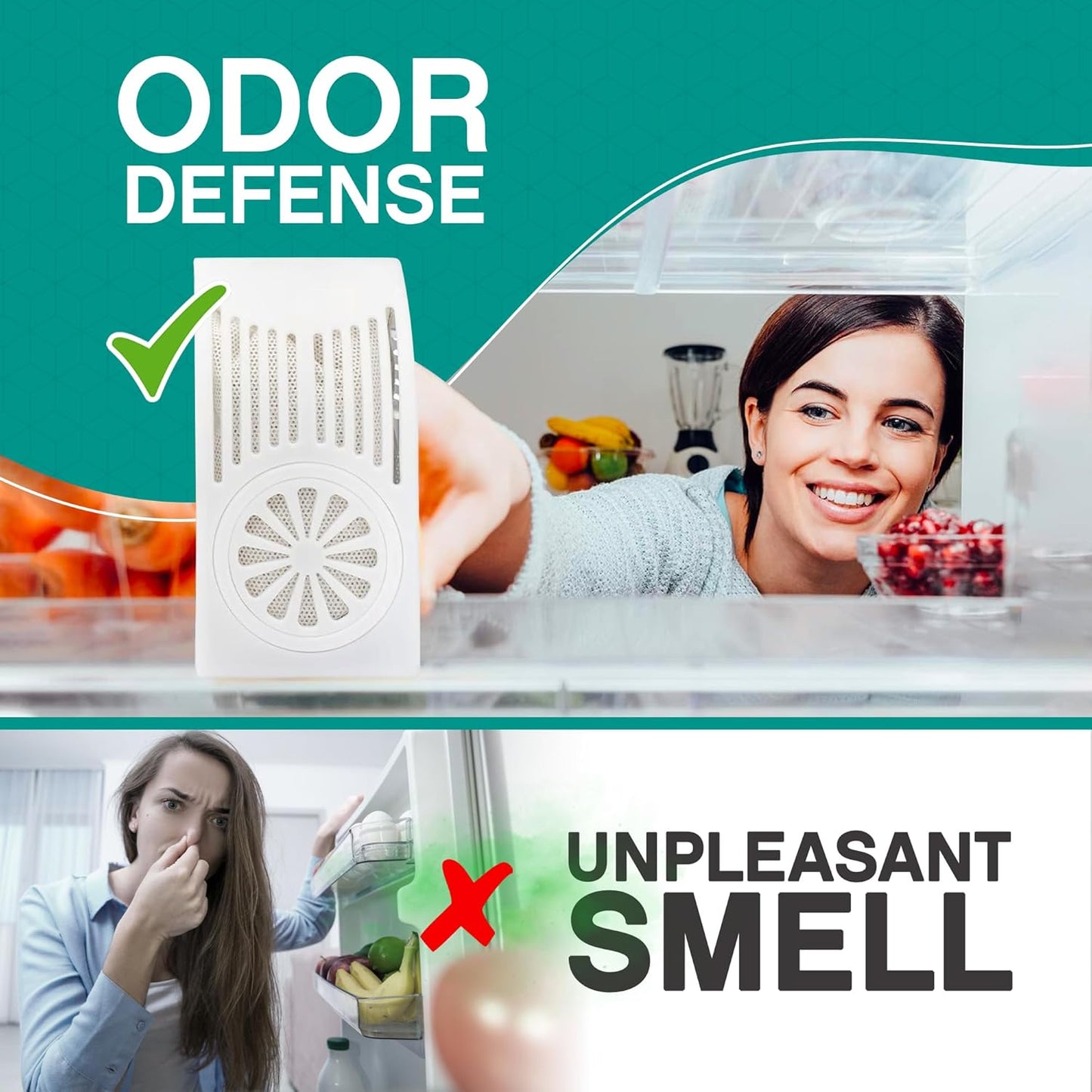 Zeolite Refrigerator Deodorizer - Long-Lasting Odor Eliminator for Fridge & Freezer | 1-Pack