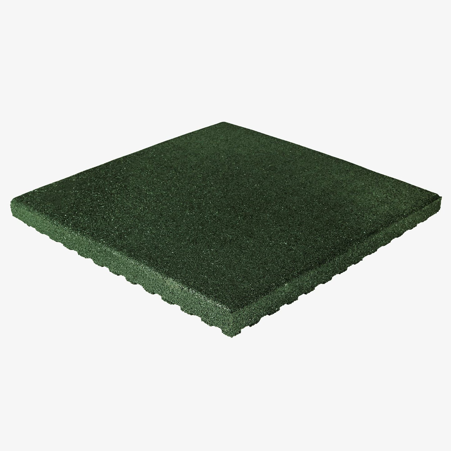 IncStores 2.5 Inch Thick Jamboree Rubber Interlocking Floor 2' x 2' Tiles | Heavy Duty Rubber Outdoor Tiles to Build Better Playgrounds at Homes, Schools, and Daycares | Green, 75 Tiles