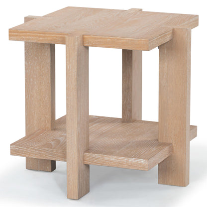 SAFAVIEH Couture Collection Quigley Weathered Grey Square Accent Table