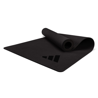 adidas Premium Yoga Mat, Firm-Density Workout Mat, 5 mm