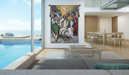 El Greco Belgian Tapestry Wall Hanging - 37 in. x 50 in. Cotton/Treveria/Wool by El Greco