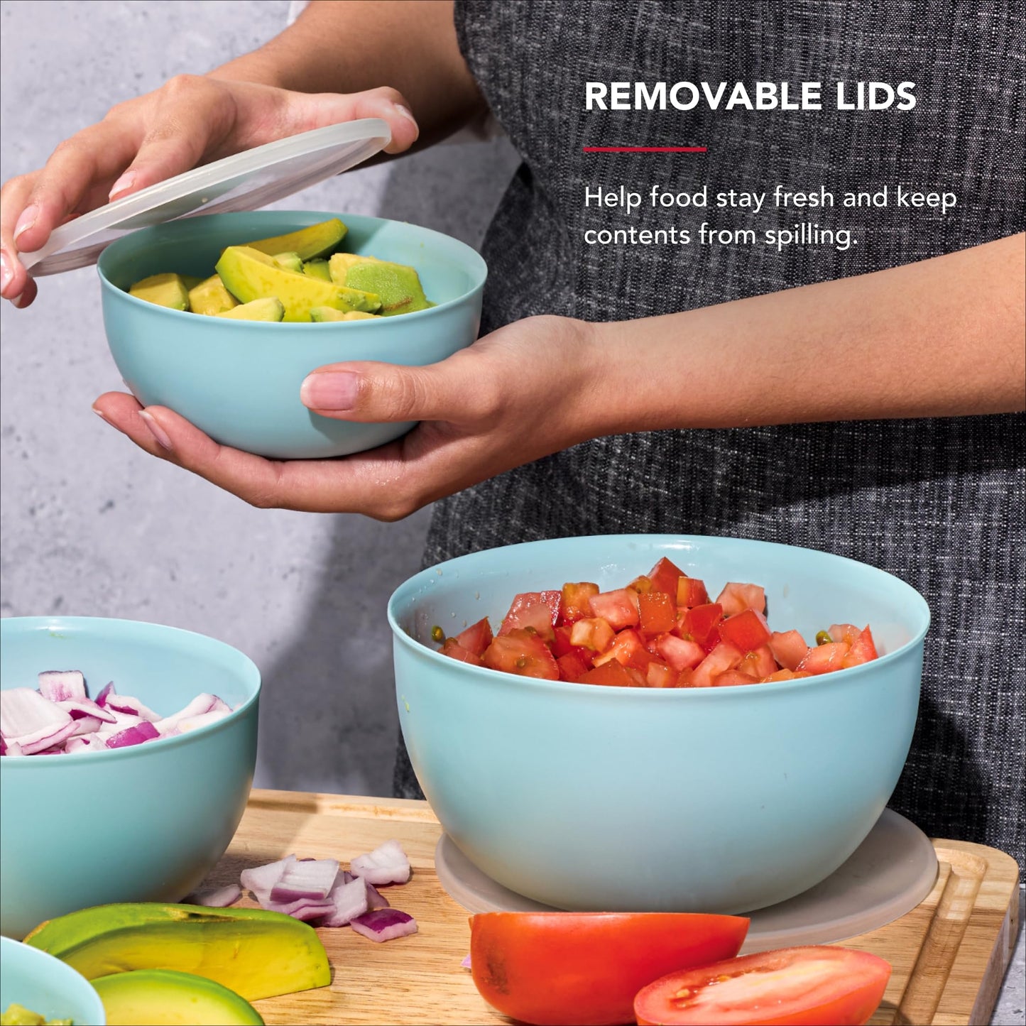 KitchenAid Prep Bowls with Lids