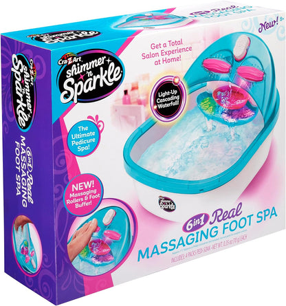 Shimmer ‘n Sparkle 6-in-1 Real Massaging Foot Spa for Kids