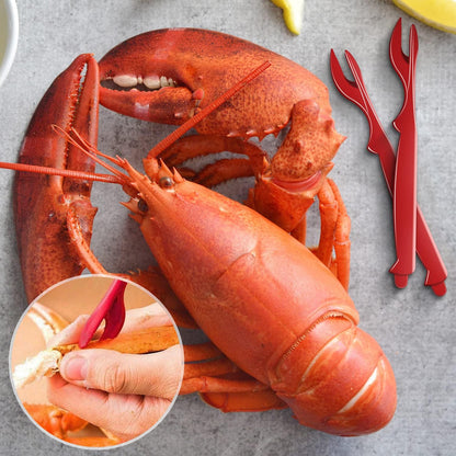 20Pcs Set Crab Legs Crackers - Crackers Picks Tools for Lobster, Crab, Crawfish, Prawns, Shrimp, Easy Opener Shellfish