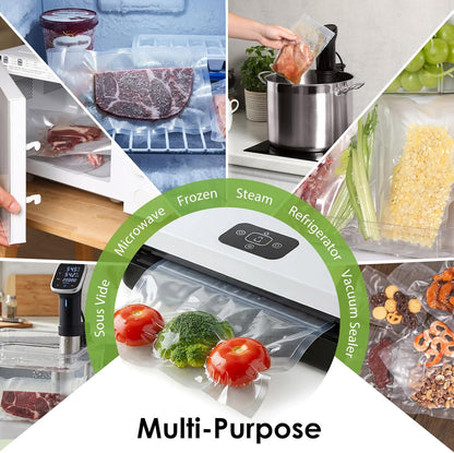Vacuum Sealer Bags - 150 Precut Food Saver Seal Bags | BPA-Free, Puncture Resistant, 50 Gallon & More