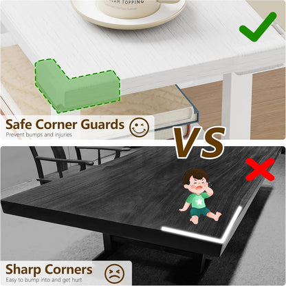 25.2" HET005WT1 Heybly Small Narrow Side Table for Small Space, Thin Bedside Table, Slim Sofa Table, Skinny End Table