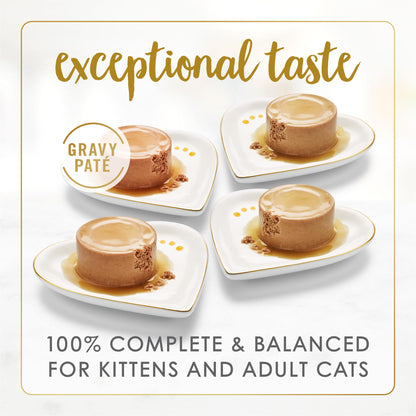 Fancy Feast Purina Gravy Lovers Variety Pack Feast Pate in Wet Cat Food Gravy - (Pack of 1) 4.5 lb. Boxes