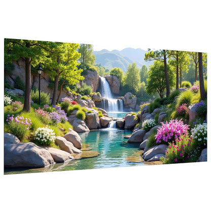 JOOZ Large Diamond Art Kits for Adults - 5D Landscape Diamond Painting Kits for Adults, DIY Full Drill Diamond Art Painting Waterfall for Beginners, Gem Art Kits for Home Wall Decor 27.5x15.7 Inch