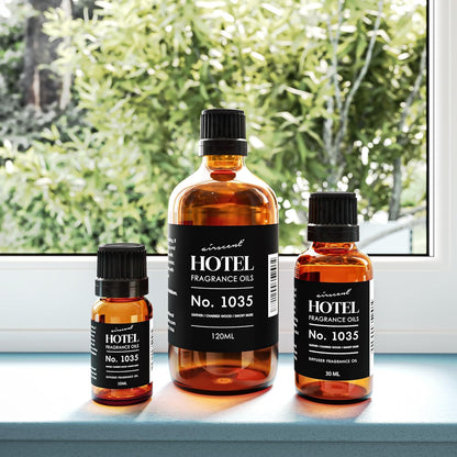 AirScent Fragrance Oil No. 1035 - Inspired by Gramercy Park's Cade 26 Santal Blend | 10 mL Glass Bottle with Dropper