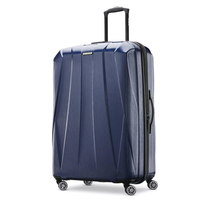 Samsonite Centric 2 Hardside Expandable Luggage with Spinner Wheels, True Navy, Checked-Large 28-Inch