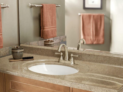 Moen YB5424BN Kingsley Collection 24-Inch Bathroom Single -Towel Bar, Brushed Nickel