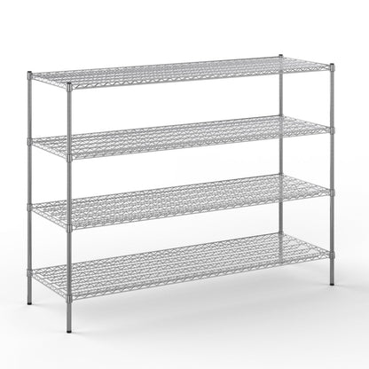 Regal Altair 24" Deep x 72" Wide x 54" Height Wire Shelving Kit | 4-Tier | NSF Commercial Storage Rack Unit
