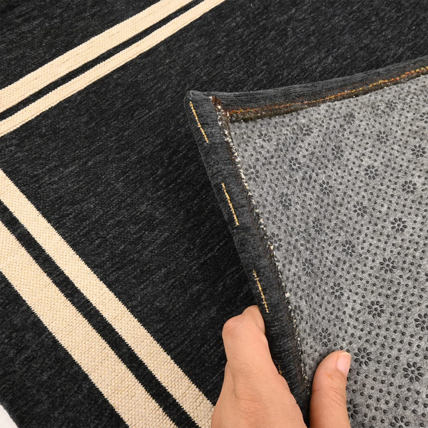 71x39 Inch Non Slip Final Backing Cloth, Vinyl Primary Tufting Cloth Backing Fabric, Non Slip Pad with Plum Blossom Pattern for Carpets Rug Tufting Gun Cushion Punch Needle