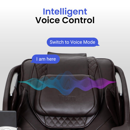 Osaki 2026 4D Ion l Full Body Massage Chair l 4D Massage Mechanism l Voice Control l 24 Auto Massages l SL-Track l Zero Gravity l Space Saving l Touchscreen Controller l Bluetooth Speaker (Brown)