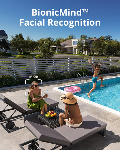 eufy Security eufyCam S330 (eufyCam 3) Add-on Camera, Security Camera Outdoor Wireless, 4K with Integrated Solar Panel, Face Recognition AI, Spotlight, No Monthly Fee, Built-in 16GB