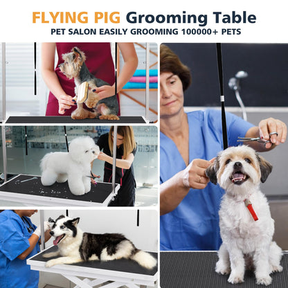 Flying Pig Heavy Duty Super-Low Electric Lift Dog Grooming Table