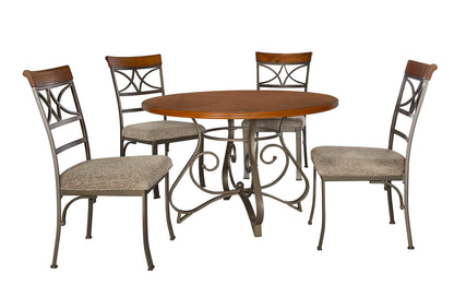 Powell Hamilton Dining 5 Piece Set, Medium Cherry