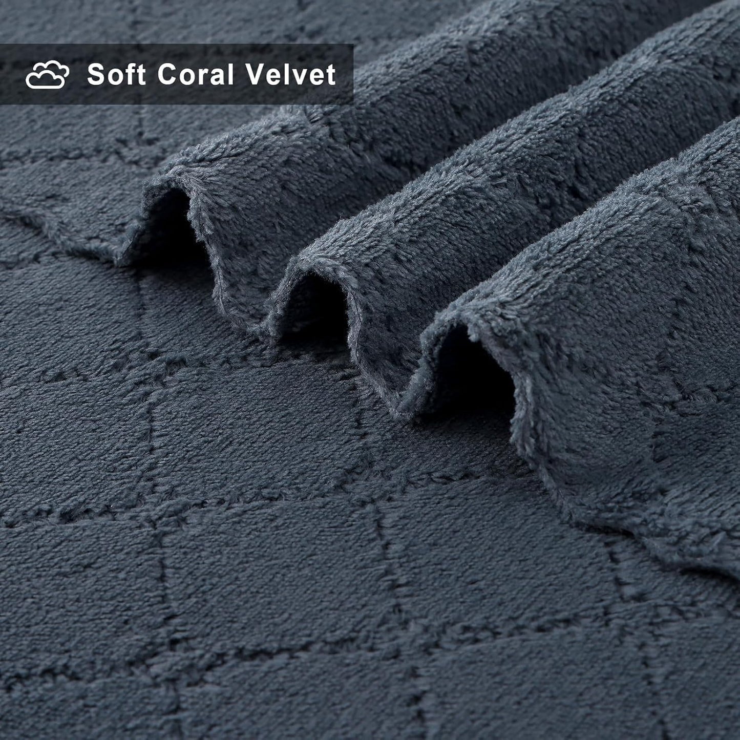 18 Pack (10 20 Inches, Homaxy Dish Towels for Kitchen x Dark Grey), Super Soft and Absorbent Coral Velvet Dish Cloths