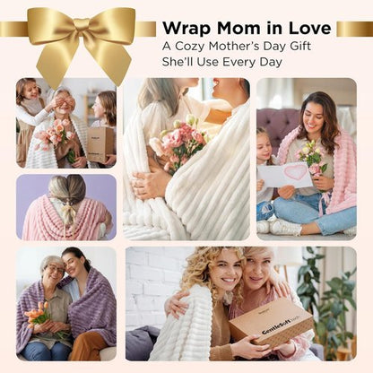 Bedsure GentleSoft Light Purple Throw Blanket - Cozy Soft Couch Blanket for Women | 50x60 Inches