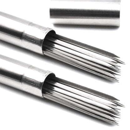 Killer's Instinct Outdoors Flat Metal Grilling Skewers Wider Thicker Stainless Steel Reusable BBQ Sticks Barbecue Skewers 14’’0.16’’0.05’’ Set of 24 Barbecue Metal Kebab Sticks For Grill