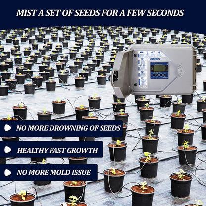 Galcon 8056S AC-6S 6-Station Indoor Irrigation or Outdoor Controller-Seconds Operation