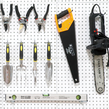 HUHOLE 88 Piece Pegboard Hooks Assortment Kit with Pegboard Bins Garage Tool Organizer Set Fits 1/8 and 1/4 Inch Peg Board Accessories for Workbench Craft Room and Kitchen Storage