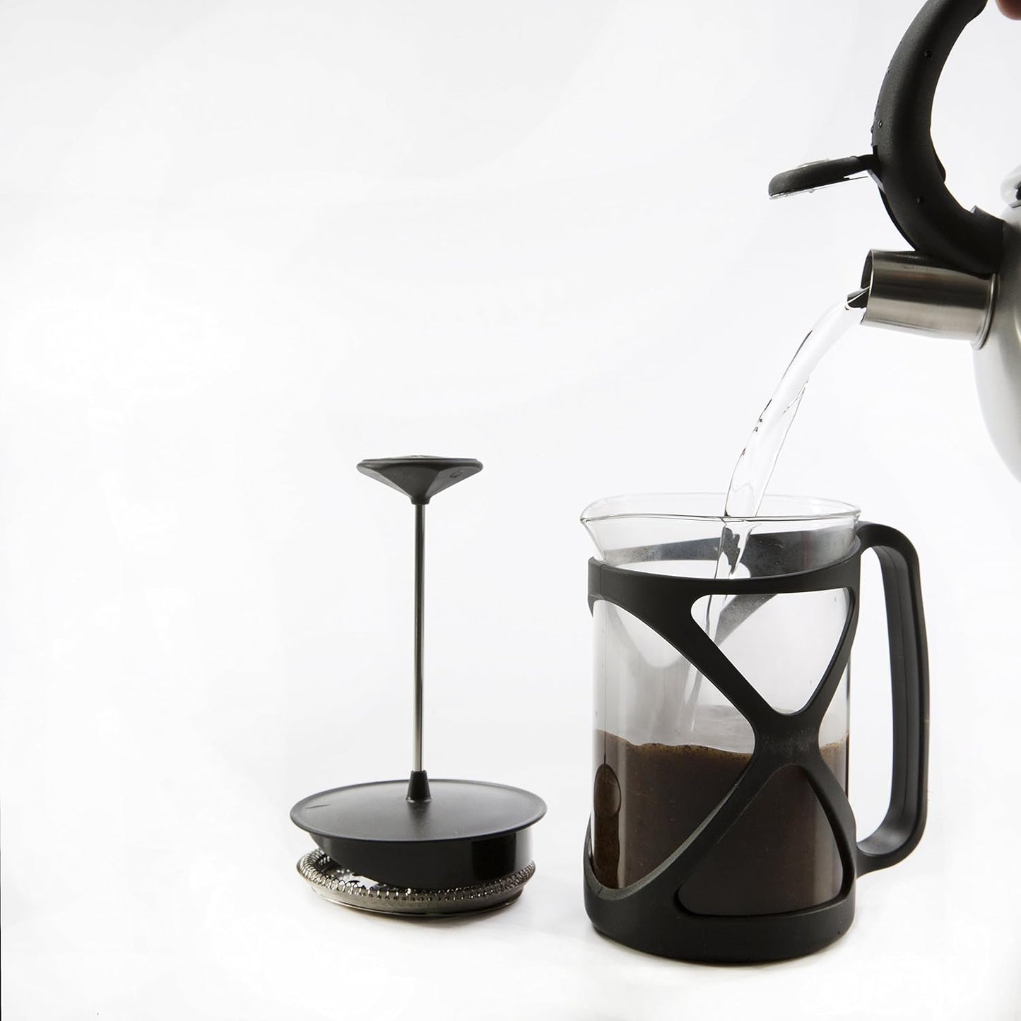 Primula 6CUP Tempo Rich, Non-Bitter Coffee - French Press Design, Easy to Use, Makes 6 Cups, Black