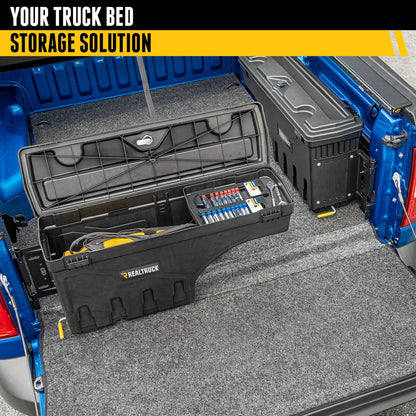 RealTruck UnderCover SwingCase Truck Bed Storage Box | SC400D | Fits 2007 - 2021 Toyota Tundra Drivers Side