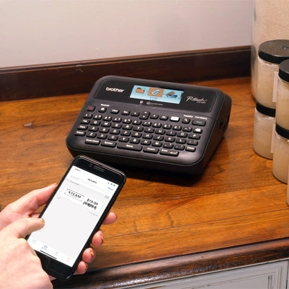 Brother P-Touch PT- D610BTVP Business Professional Connected Label Maker | Connect and Create via Bluetooth® on TZe Label Tapes up to ~1 inch