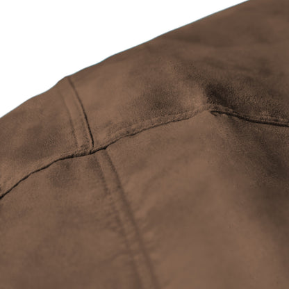 Lumaland Luxurious Giant 7ft Bean Bag Chair with Microsuede Cover - Ultra Soft, Foam Filling, Washable XXL Bean Bag Sofa for Kids, Teenagers, Adults - Sack Chair for Dorm, Family Room - Brown