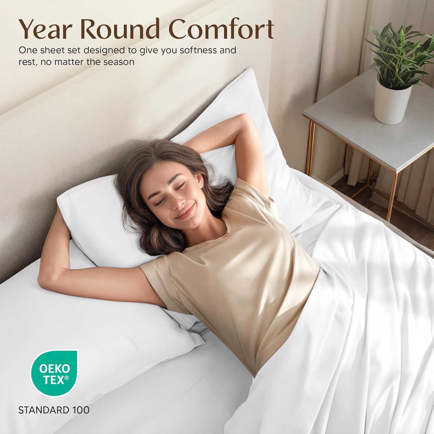 Utopia Bedding Full Size Sheet Set - Soft, Breathable Microfiber | 4-Piece White Bed Sheets