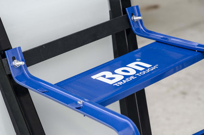 Bon 84-974 Trade-Tough Steel Tray Wheelbarrow, 6 Cu. Ft