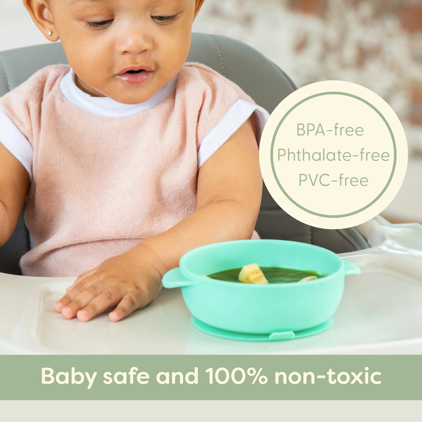 UpwardBaby Baby Silicone Bowl with Suction Set - 3-Pack, Soft & BPA-Free, Microwave & Dishwasher Safe, LED Weaning Kit, Multicolor